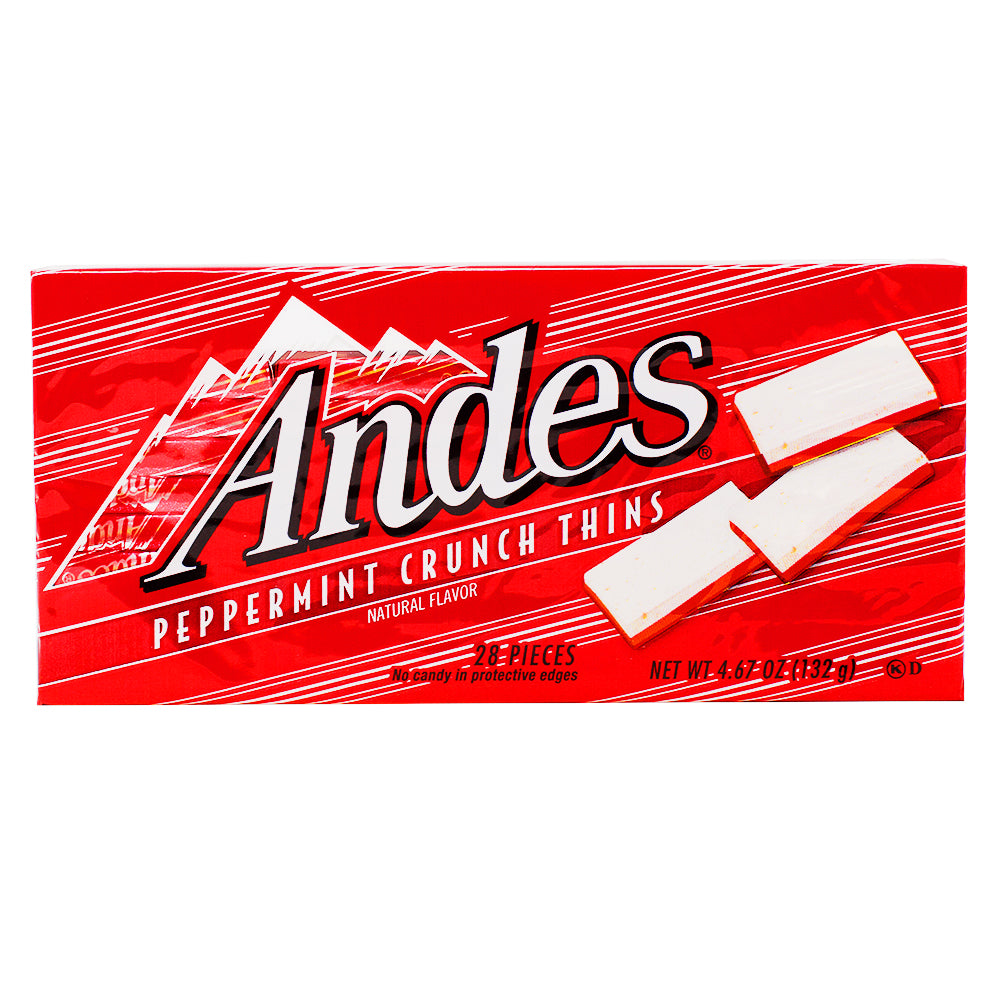 Andes Peppermint Crunch Thins - 4.67oz | Candy Funhouse – Candy Funhouse US