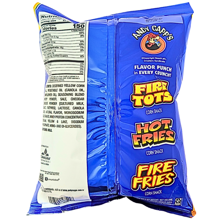 Andy Capp's Cheesy Tots Puffcorn - 3.75oz