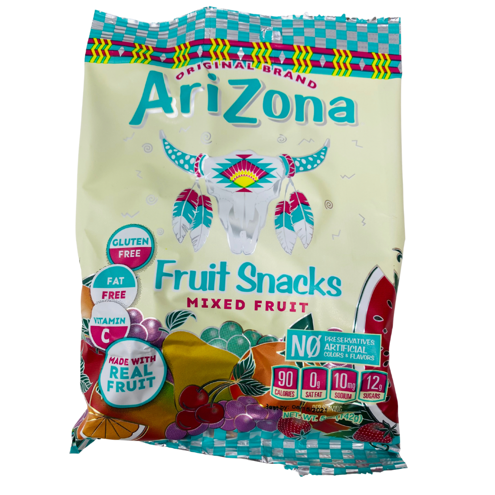 Arizona Fruit Snacks Mixed Fruit - 142g-Fruit candy-Arizona iced tea-Gummies