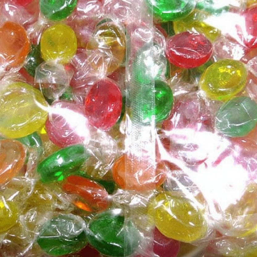 Assorted Clear Fruits Hard Candy - 1.8 kg