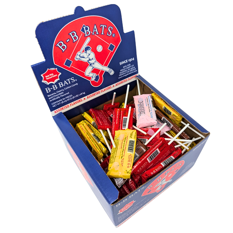 B B Bats Taffy Lollipops - 80ct