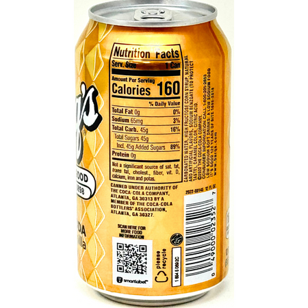 Barq's French Vanilla Creme Soda - 355mL