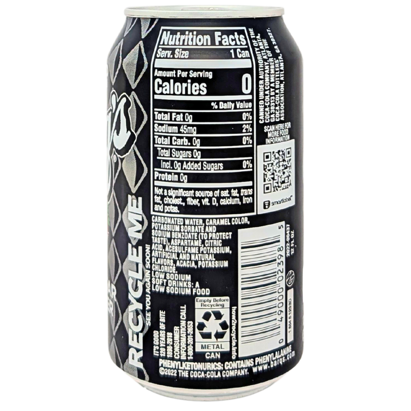 Barq's Root Beer Zero Sugar - 355mL
