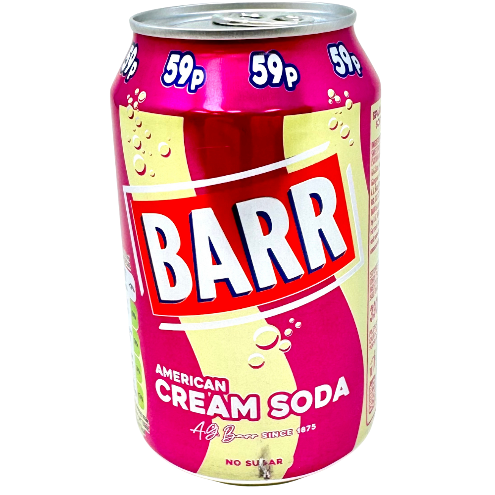 Barr American Cream Soda (UK) - 330mL