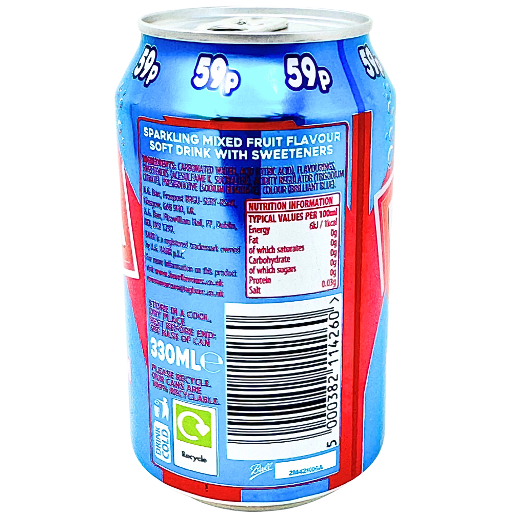 Barr Bubblegum Soda (UK) - 330mL