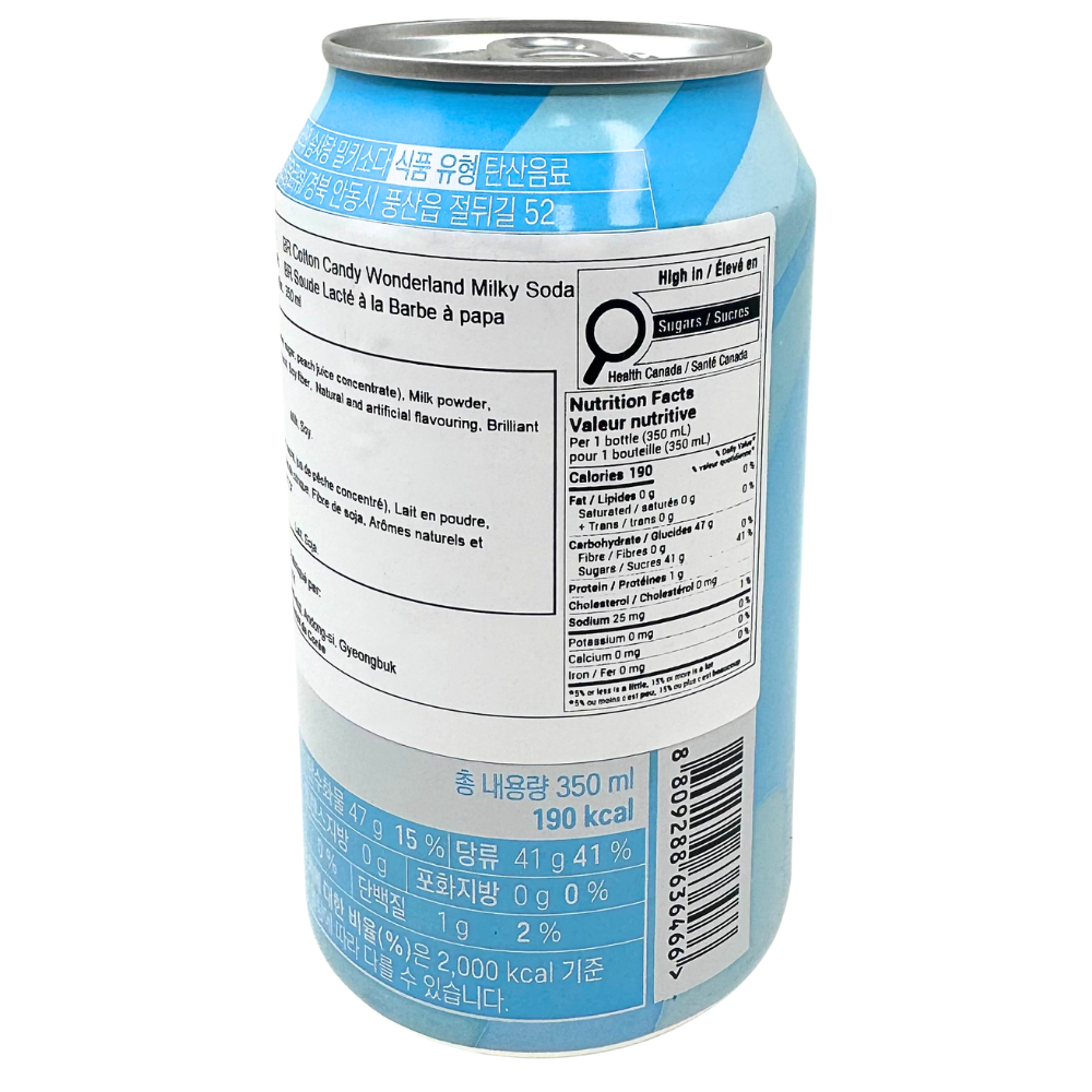 Baskin Robbins Cotton Candy Wonderland Milky Soda (Korea) - 350mL