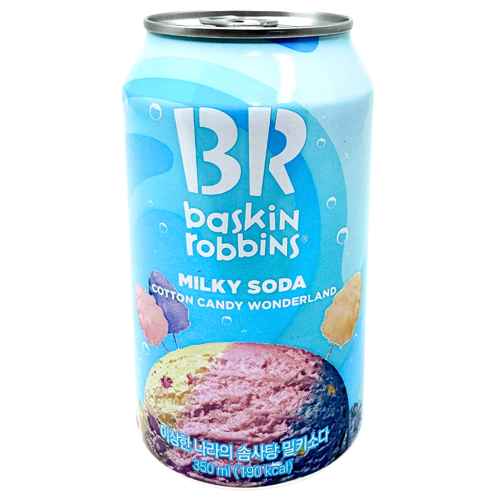 Baskin Robbins Cotton Candy Wonderland Milky Soda (Korea) - 350mL