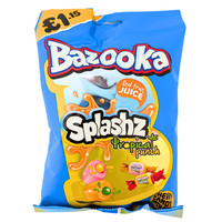 Bazooka Splashz Tropical Punch (UK) - 120g