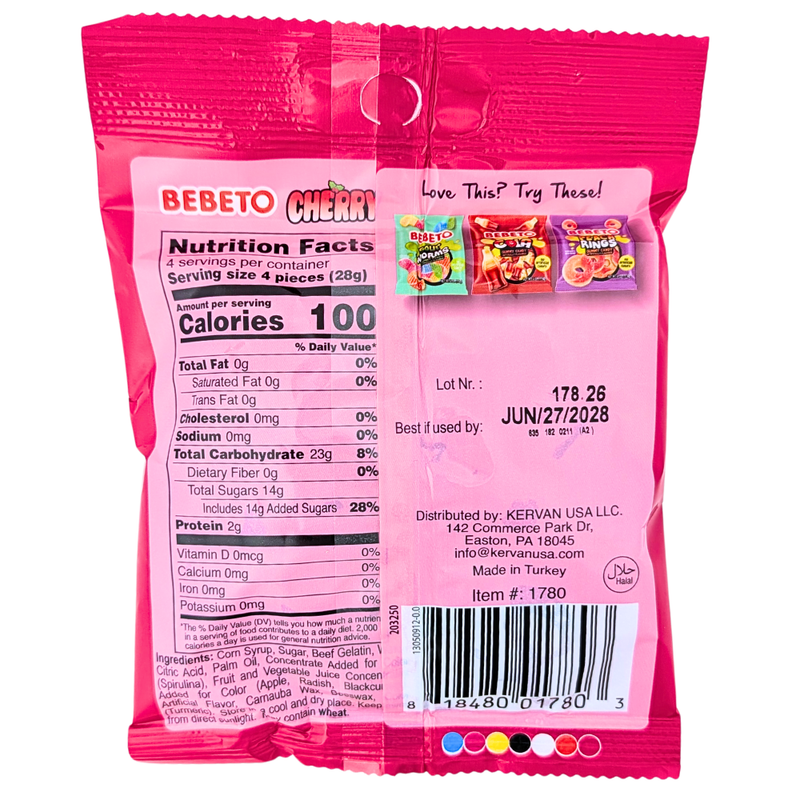Bebeto Cherry Gummy - 4oz