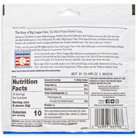 Big League Chew - Bubble gum- cotton candy - baseball gum - Nutrition Facts -      Ingredients