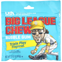 Big League Chew Bubblegum Triple Play Tropical - 2.12oz