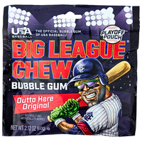 Big League Chew Bubble Gum - Outta Here Original 60g