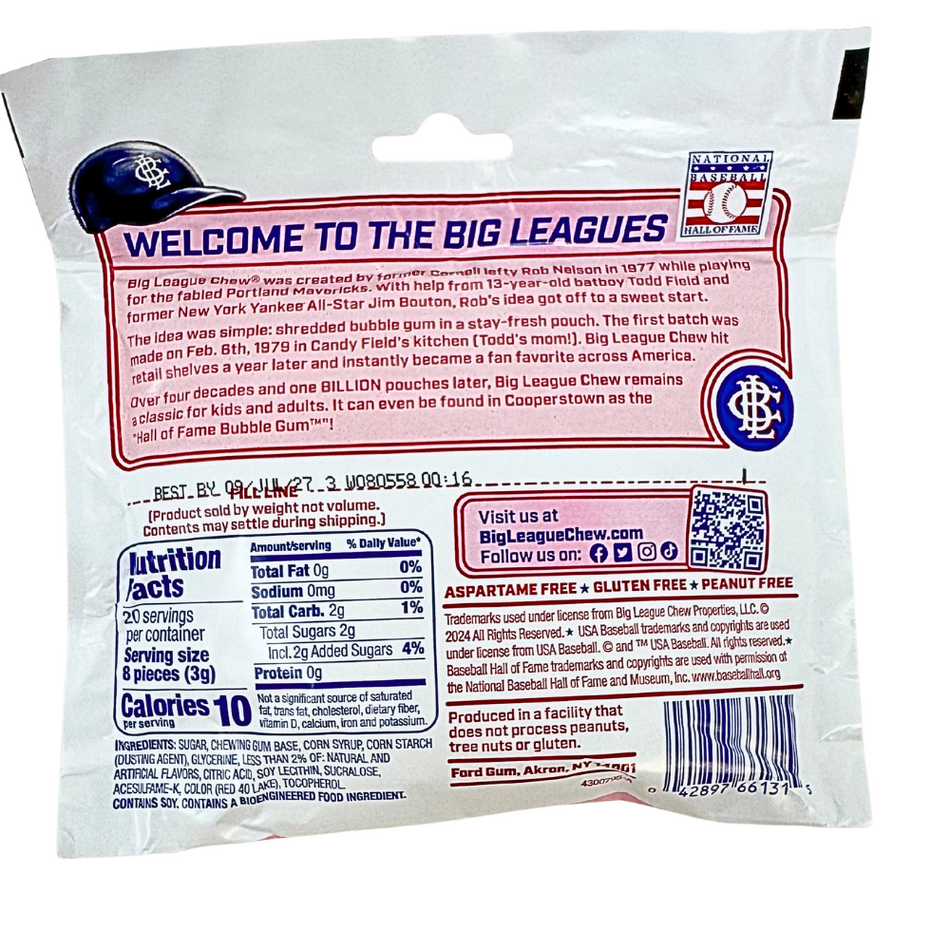 Big League Chew Punch Out Pink Lemonade - 2.12oz