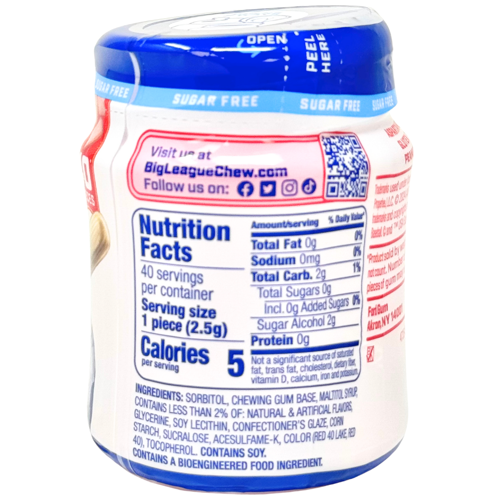 Big League Chew Sugar Free Gumballs - 3.7oz