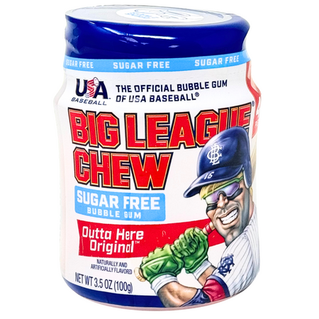 Big League Chew Sugar Free Gumballs - 3.7oz