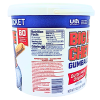 Big League Chew Dugout Bucket 80pcs Gumballs - 17oz