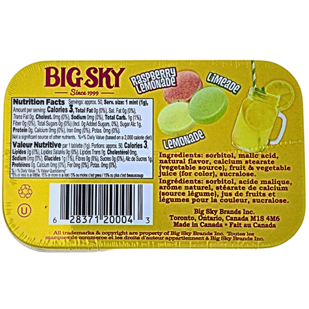 Big Sky Mints Lemonade Stand - 50g