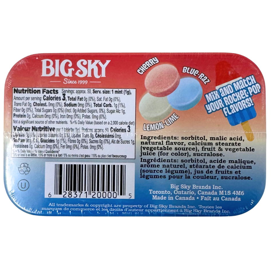 Big Sky Mints Rocket Pop - 50g