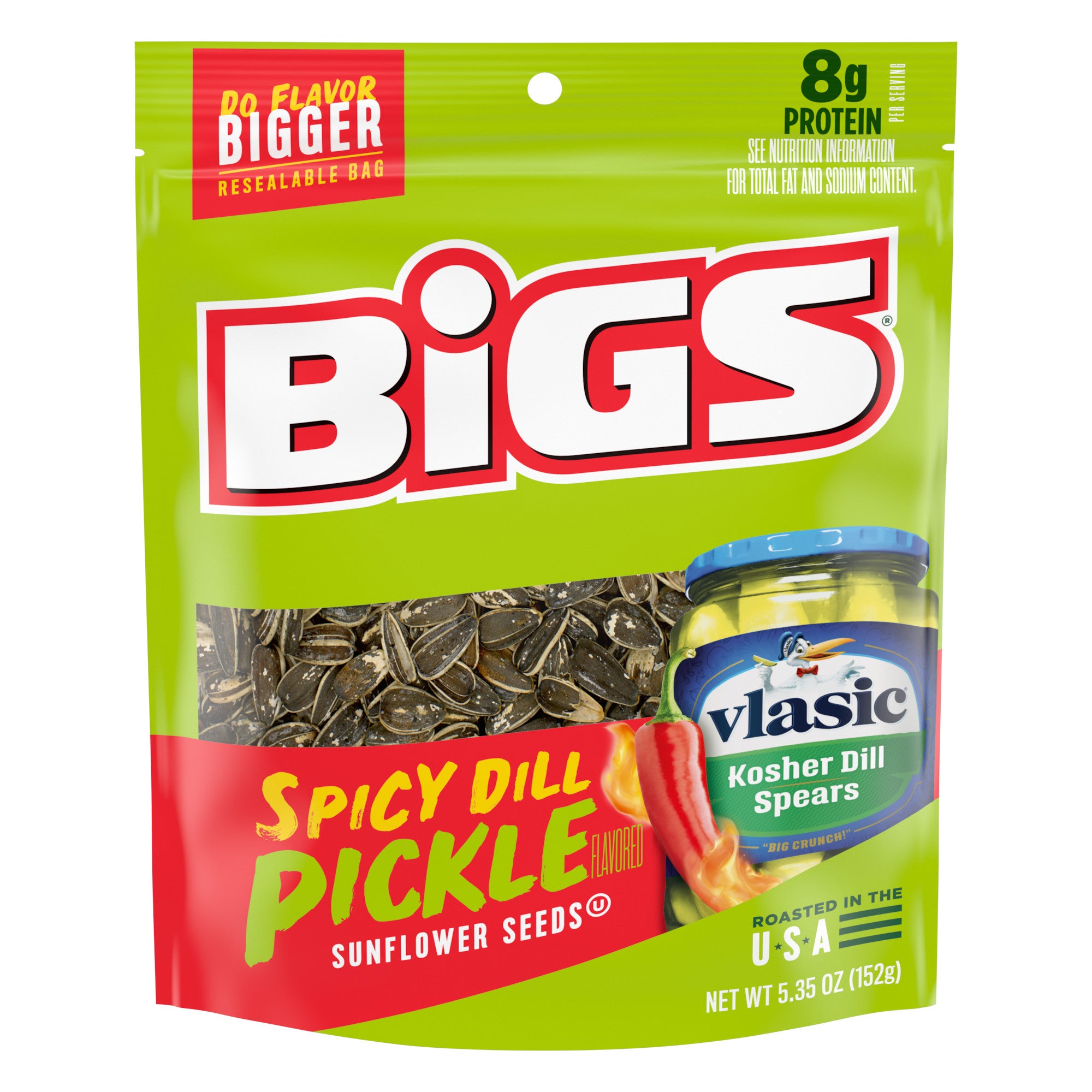 Big's Sunflower Seeds Spicy Dill Pickle | Candy Funhouse – Candy ...