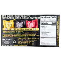 Black Death Ultra Sour Jelly Bursts (UK) - 100g