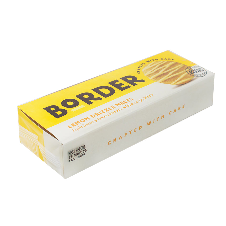 Border Lemon Drizzle Melts (UK) - 150g  Nutrition Facts Ingredients