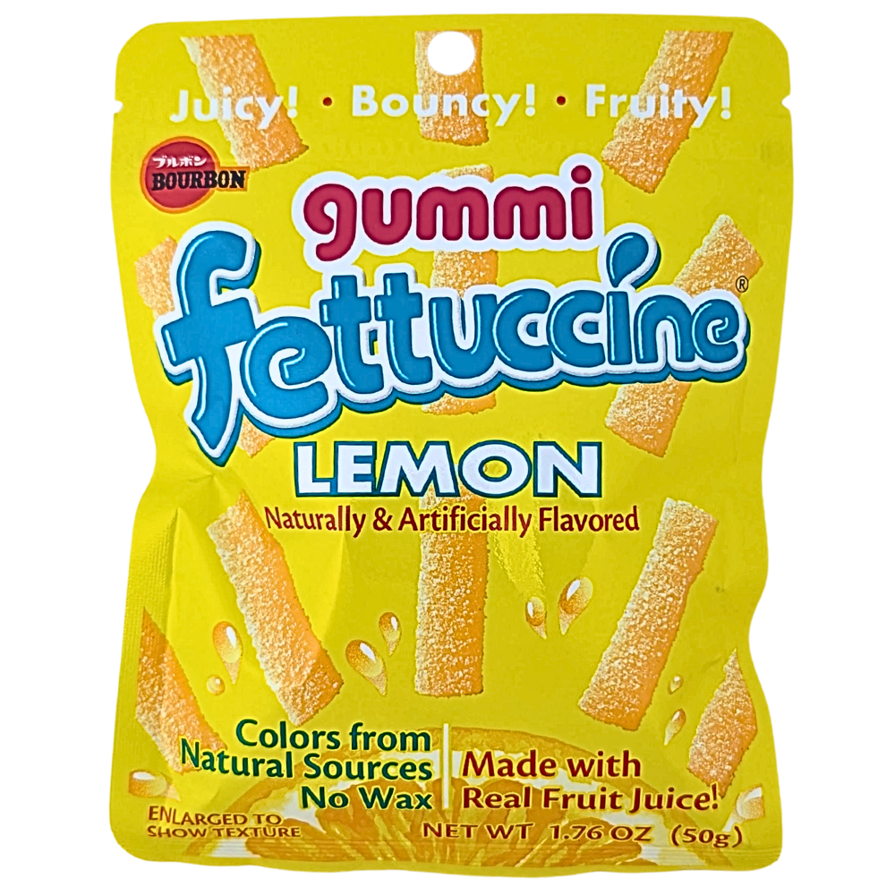 Bourbon Gummi Fettuccine Lemon (Japan) - 50g