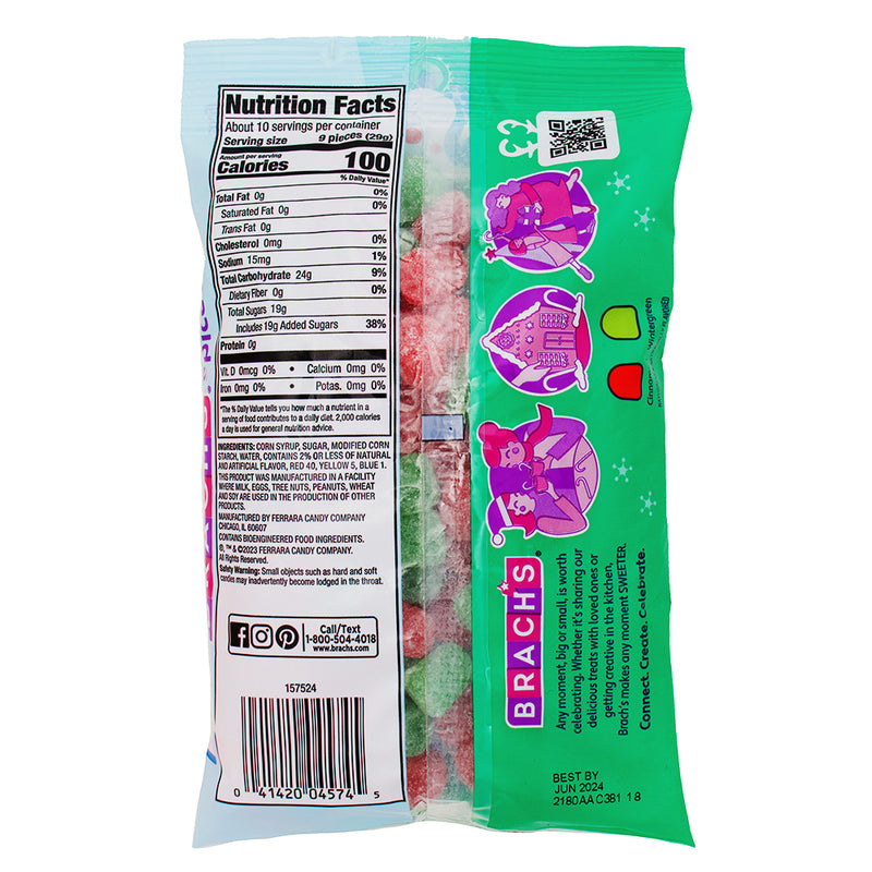Brach's Holiday Spicettes - 10oz Nutrition Facts Ingredients