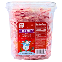 Brach's Peppermint Mini Candy Canes 260ct - 39oz
