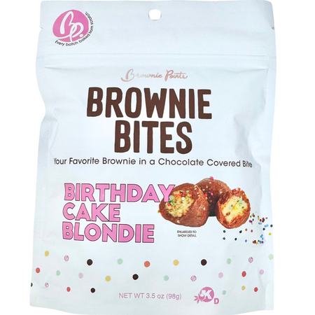 Brownie Points Birthday Cake Blondie Brownie Bites - 3.5oz