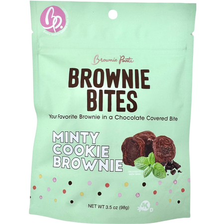 Brownie Points Minty Cookie Brownie Bites - 3.5oz