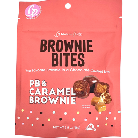 Brownie Points PB & Caramel Brownie Bites - 3.5oz