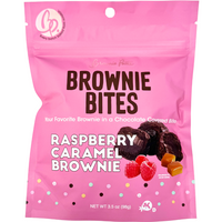 Brownie Points Raspberry Caramel Brownie Bites - 3.5oz