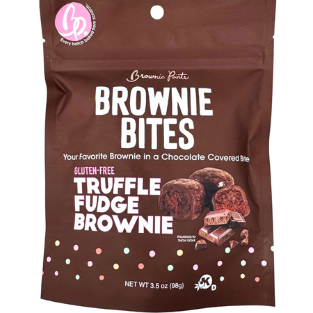 Brownie Points Gluten-Free Truffle Fudge Brownie Bites - 3.5oz