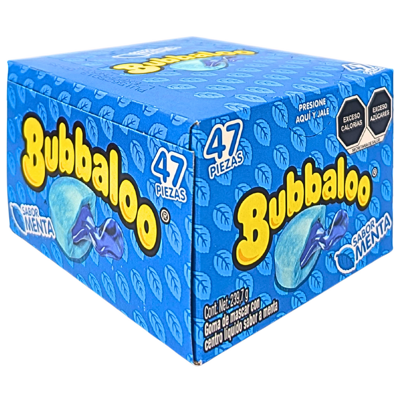 Bubbaloo Liquid Filled Bubblegum Mint - 47ct