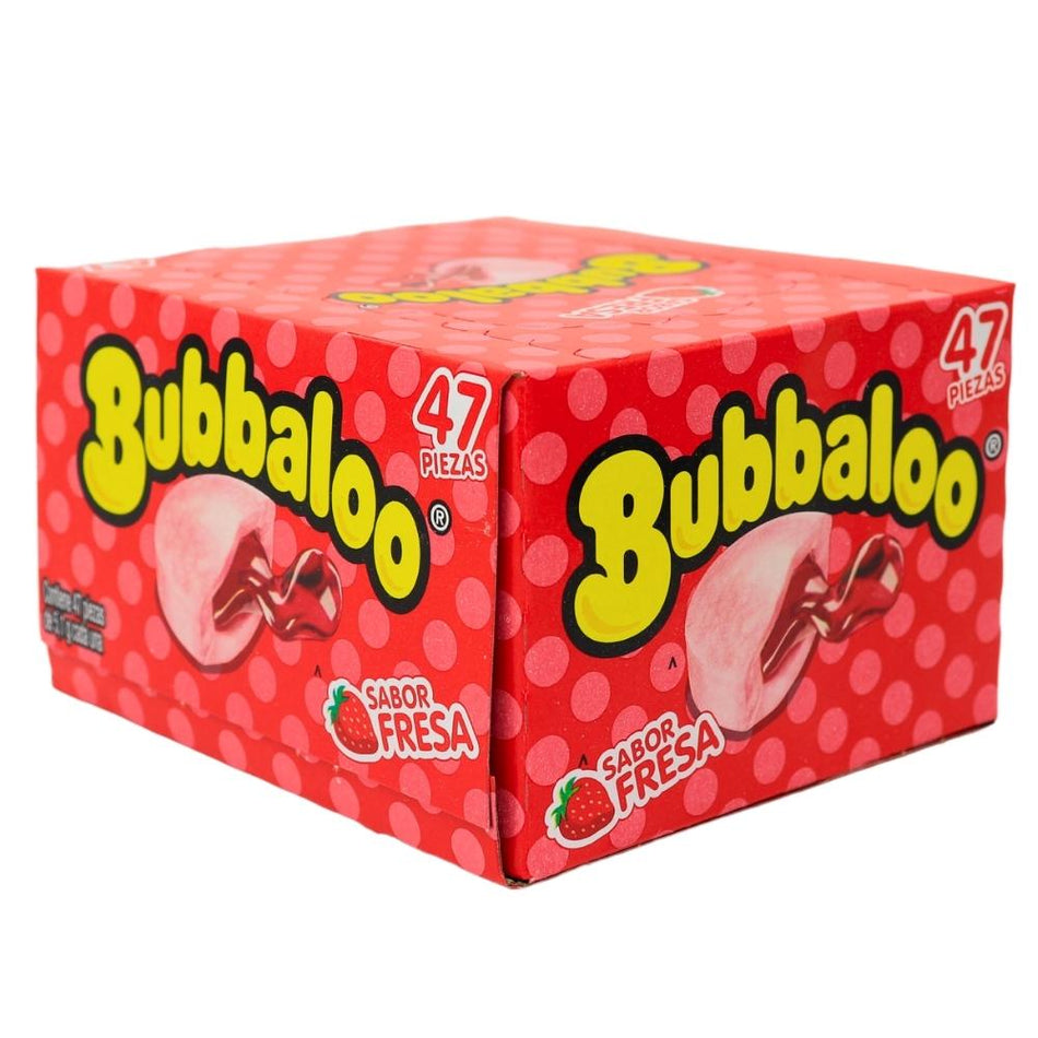 Bubbaloo Strawberry Liquid Filled Bubblegum - 47ct