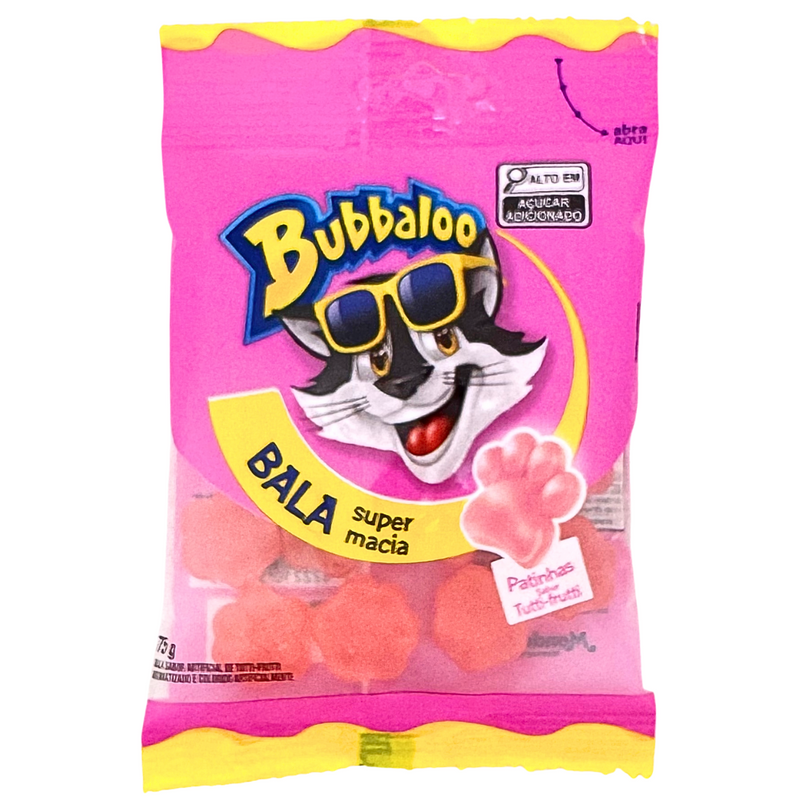 Bubbaloo Tutti Frutti Soft Candy (Brazil) - 75g