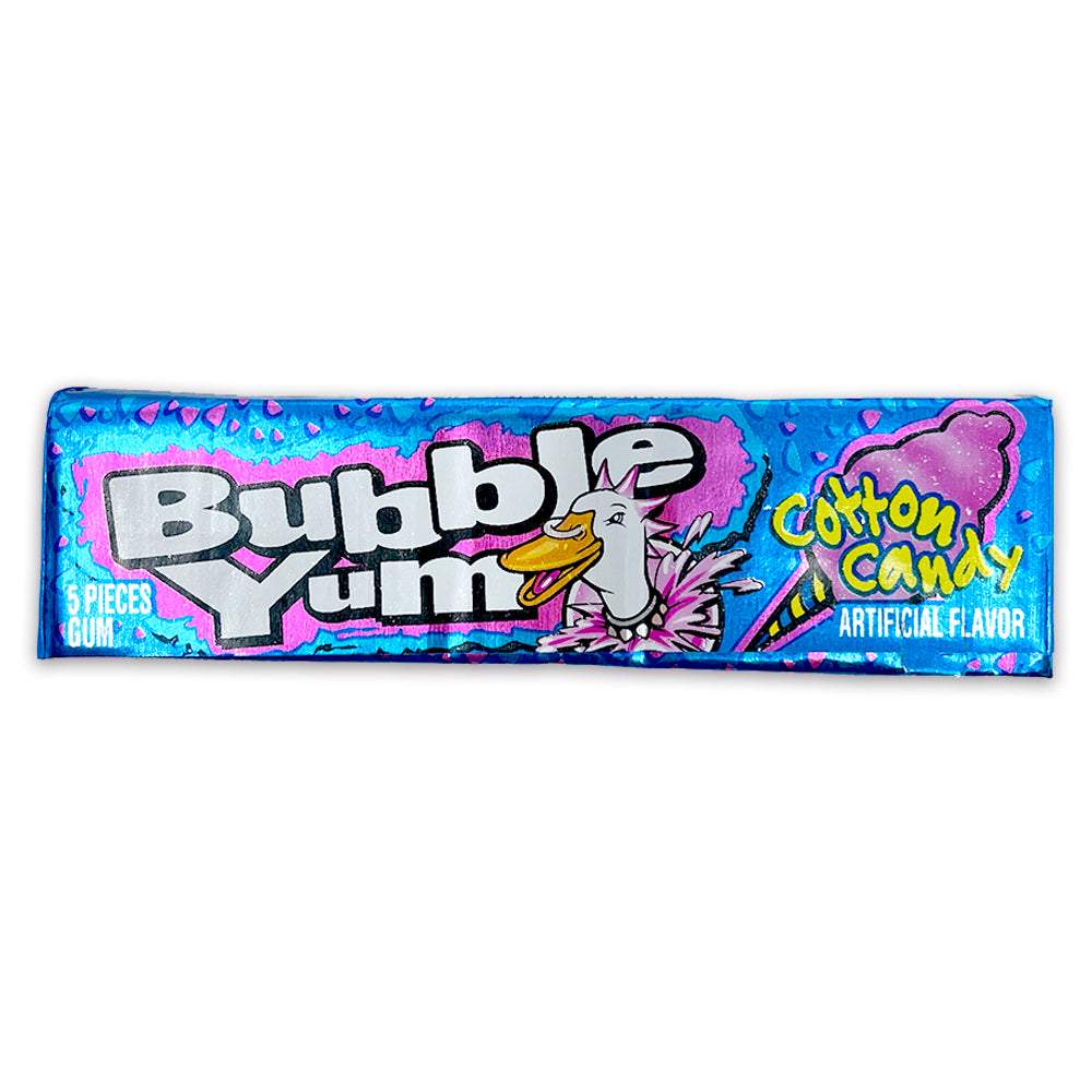 Bubble Yum Cotton Candy Gum  - 1.4oz-Bubble Yum-cotton candy bubble gum-bubble yum gum