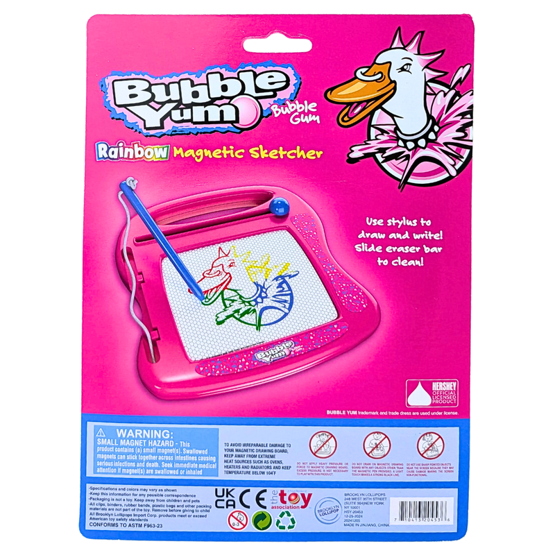 Bubble Yum™ Rainbow Magnetic Sketcher