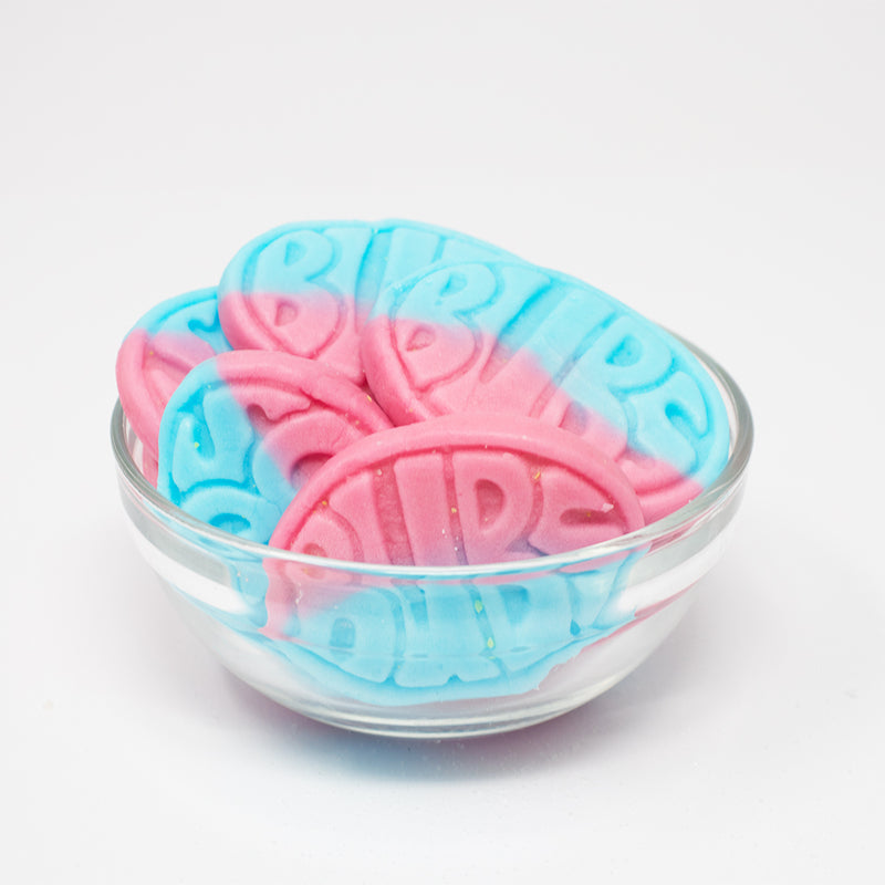 Bubs Raspberry and Blueberry Foam Ovals (Sweden) - 10 Pieces | Candy ...
