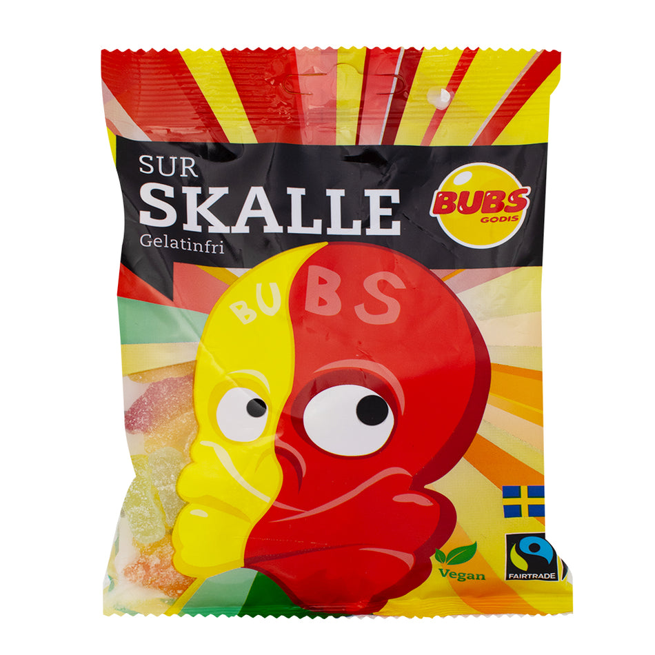 Bubs Sour Skulls - 90g - Bubs Candy - Swedish Candy