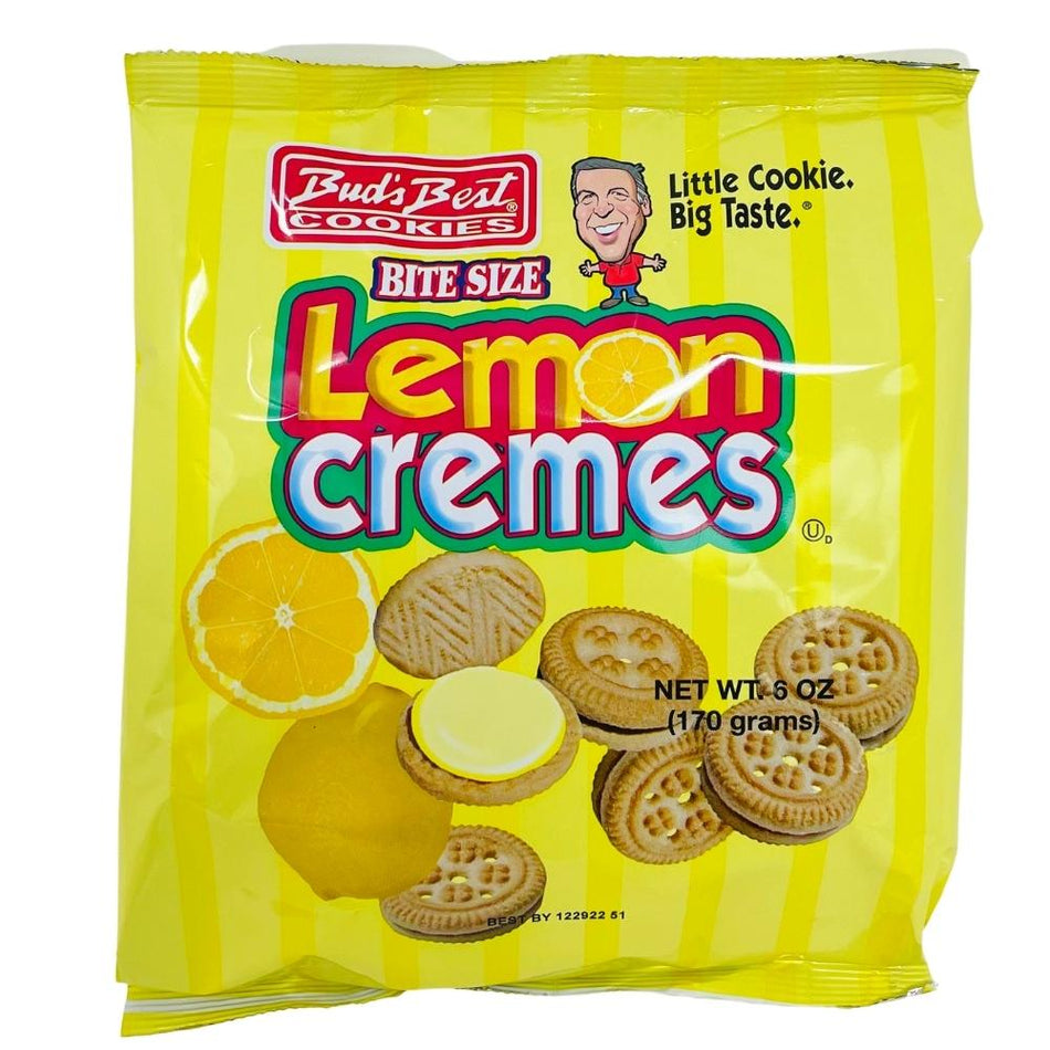 Bud's Best Lemon Cremes-lemon creme pie-lemon cookies