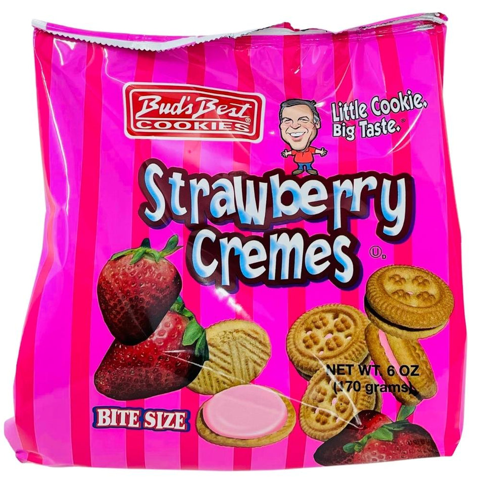 Bud's Best Cookies - Strawberry Cremes 6oz.