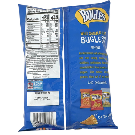 Bugles Salt & Vinegar - 3oz