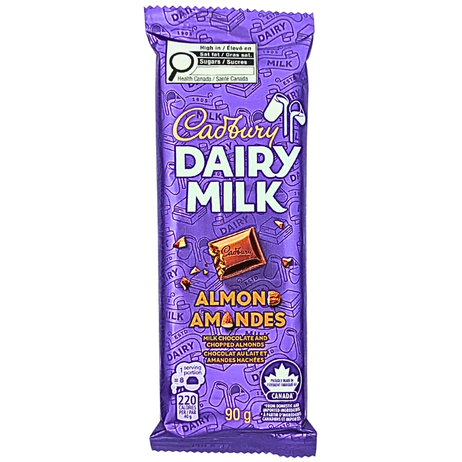Cadbury Dairy Milk Almond - 90g