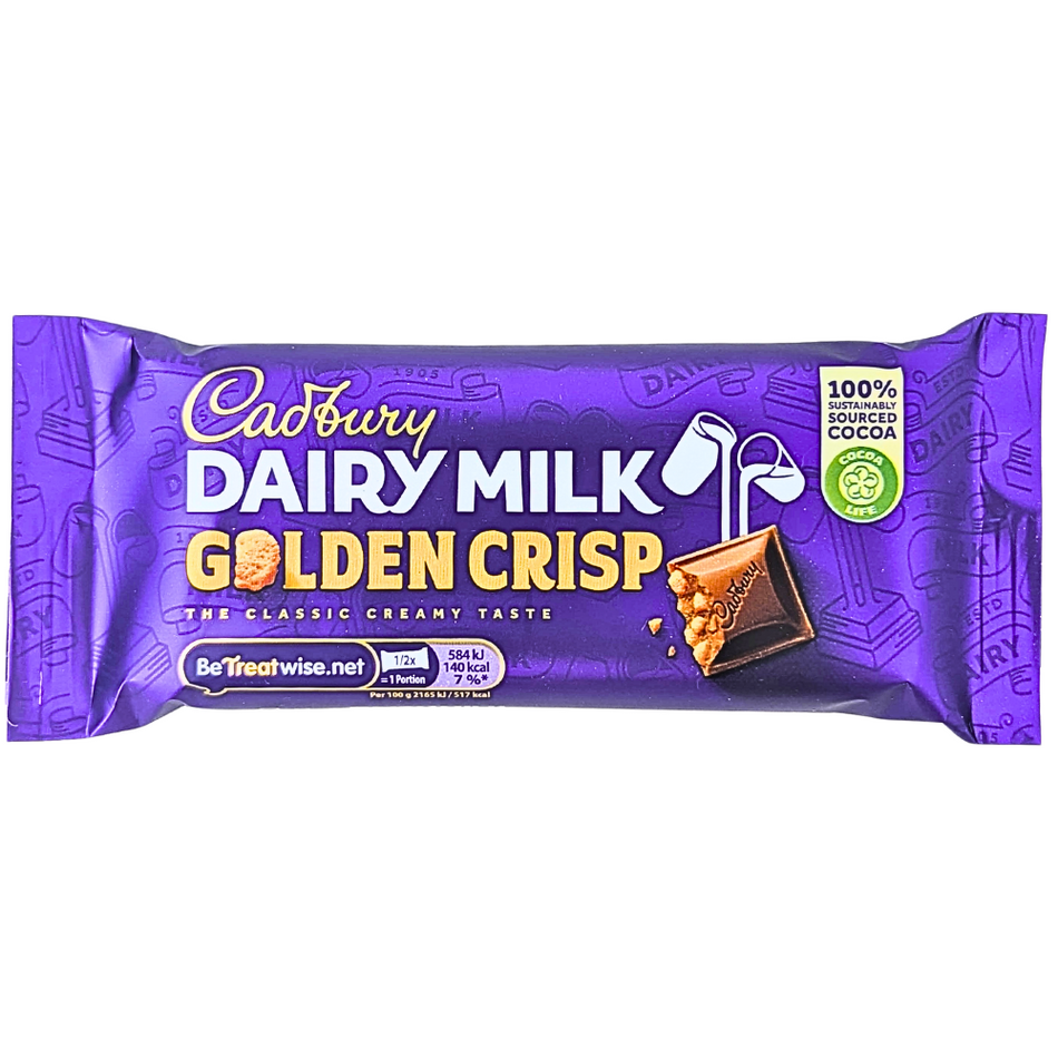 Cadbury Dairy Milk Golden Crisp (Ireland) - 54g