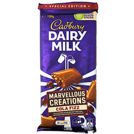 Dairy Milk Marvellous Creations Cola Fizz (Aus) - 190g
