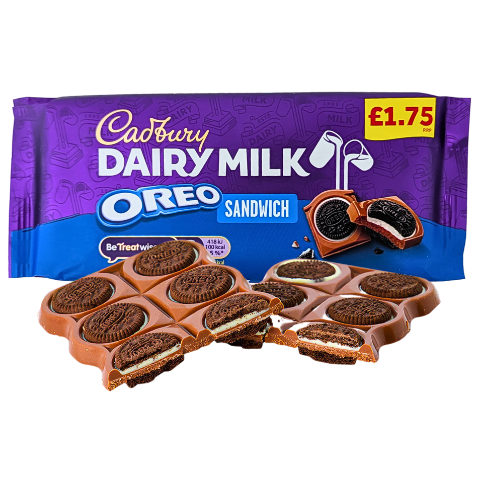Cadbury Dairy Milk Oreo Sandwich (UK) - 96g