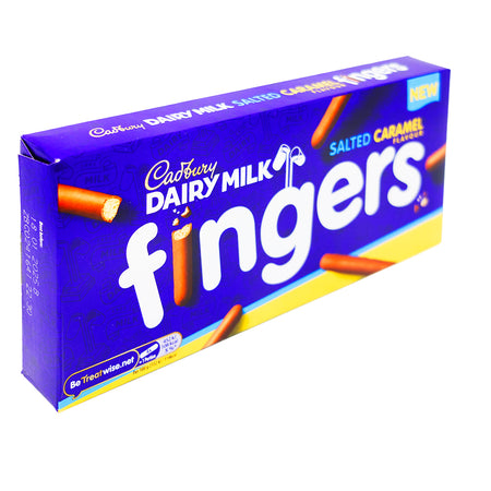 Cadbury Dairy Milk Fingers Salted Caramel (UK) - 114g - British Chocolate