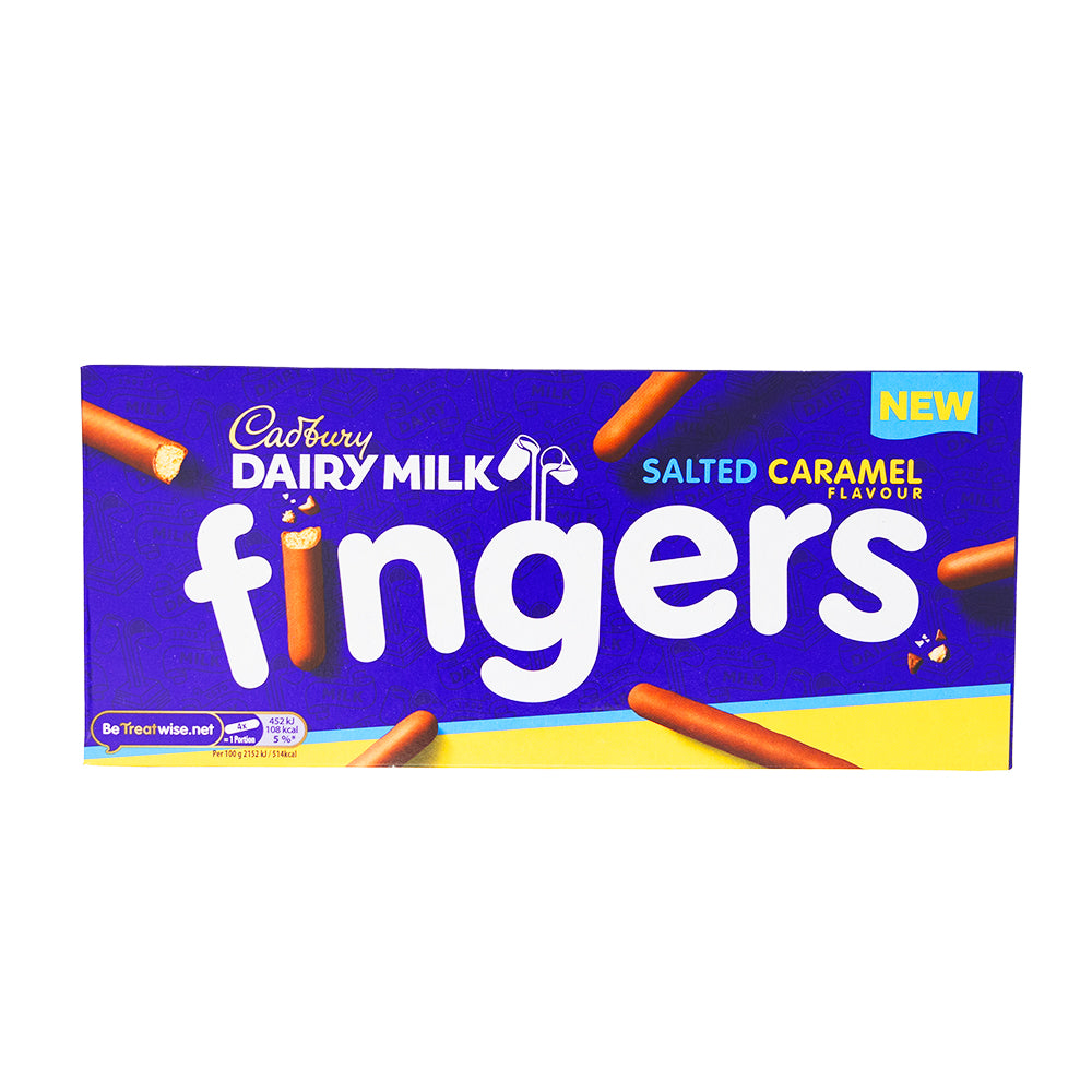 Cadbury Dairy Milk Fingers Salted Caramel (UK) - 114g - British Chocolate