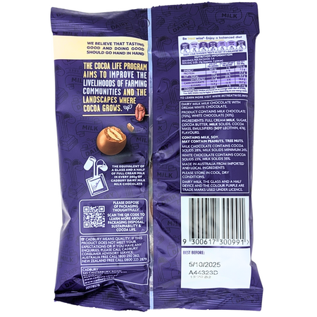 Cadbury Dairy Milk Top Deck Bites (Australia) - 135g